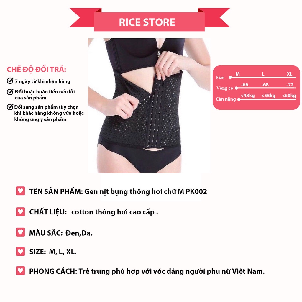 đai gen nịt bụng giảm mỡ sau sinh mổ chính hãng KIMCHIBIKINI thông hơi định hình chống cuộn ủ nóng cao cấp PK002