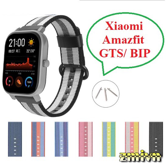 Dây đồng hồ Nylon Xiaomi Amazfit GTS / BIP Sikai cao cấp