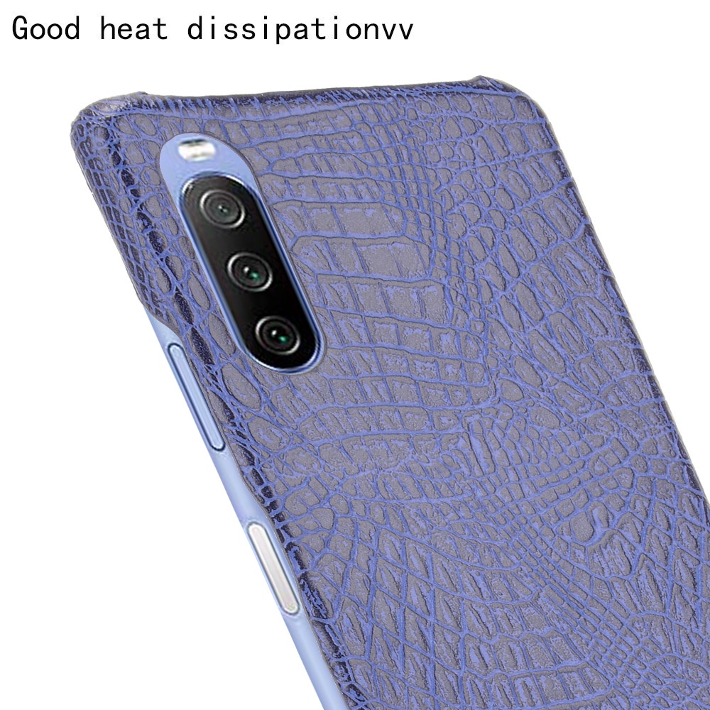 Ốp Điện Thoại Nhựa Cứng Họa Tiết Da Cá Sấu Thời Trang Cho Sony Xperia 1 5 Ace II III IV