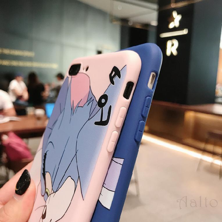 Ốp lưng hình mèo và chuột cho iPhoneXSMAX 6 7