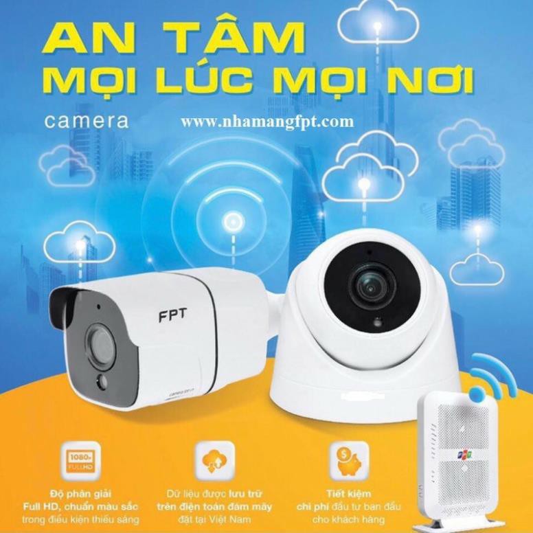 CAMERA FPT TRONG NHÀ |FREE 7 THÁNG THUÊ BAO| - Full HD - Cảm biến hình ảnh 1/2.8″ Sony IMX307- 1080p