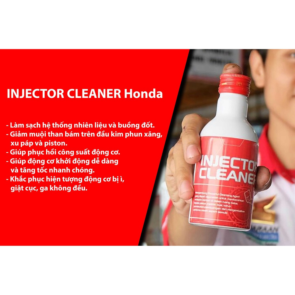 Vệ sinh buồng đốt, kim phun Injector Cleaner 60ml chính hãng - Tặng khăn lau xe Microfiber