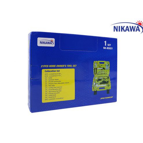 Bộ dụng cụ 21 món Nikawa NK-BS021 - Hàng chính hãng, bảo hành 36 tháng