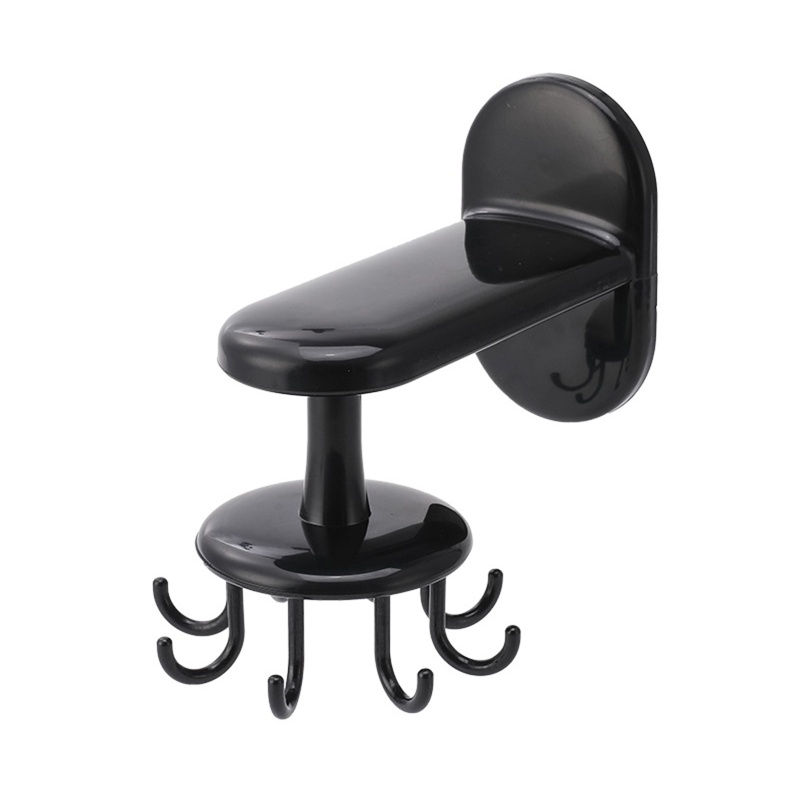 Móc Treo Đồ Dùng Nhà Tắm / Bếp Đa Năng Kèm 8 Móc Treo Xoay 360 Độ Tiện Dụng° Rott Rott Chất Lượng Cao Chuyên Dùng