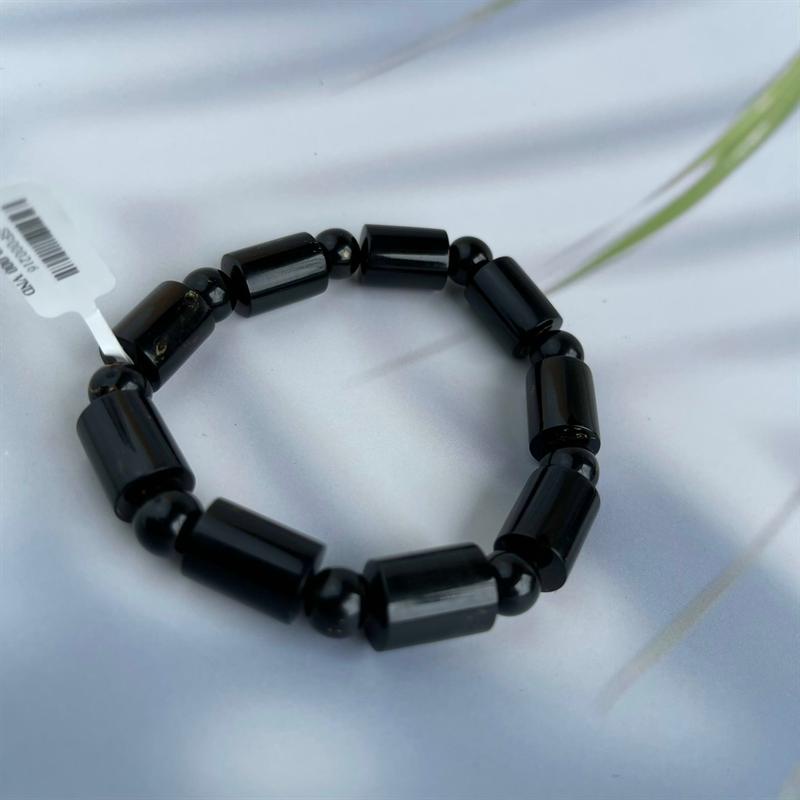 Vòng Tay San Hô Đen kiểu Đốt Trúc Cao Cấp  - Lách tay Nam đá San Hô phong thủy CNC VĂN BÉ