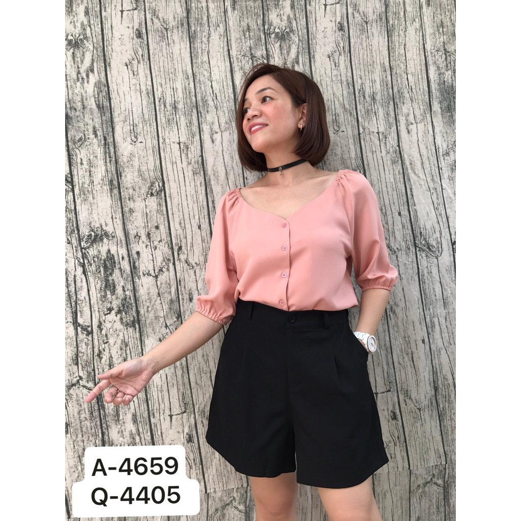 SALE Sơmi BIGSIZE nhúng vai 4659