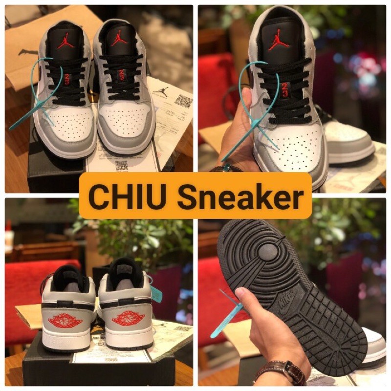 [Free Ship] Giày thể thao Jordan 1 low - Da thật - Đế cao su [ Jordan xanh ] [ Jordan xám ] [ Jordan đen ] [ JD 1 Low ] | BigBuy360 - bigbuy360.vn