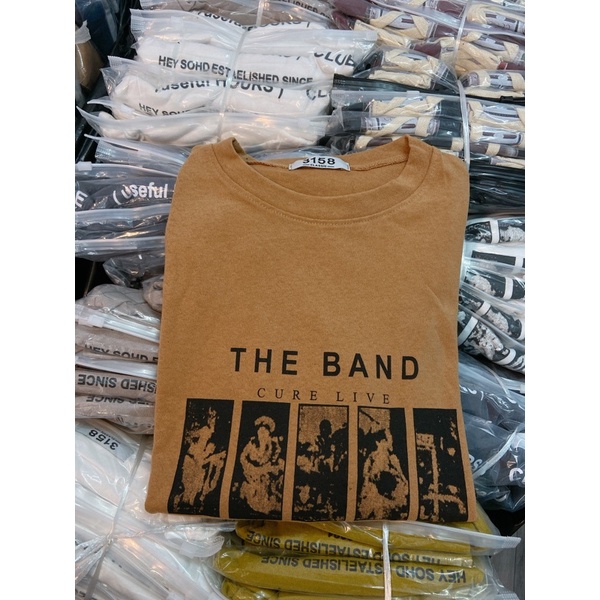 (XẢ HÀNG) Áo phông 3158- áo thun the band chất tuyết nhung quảng châu loại 1 form rộng