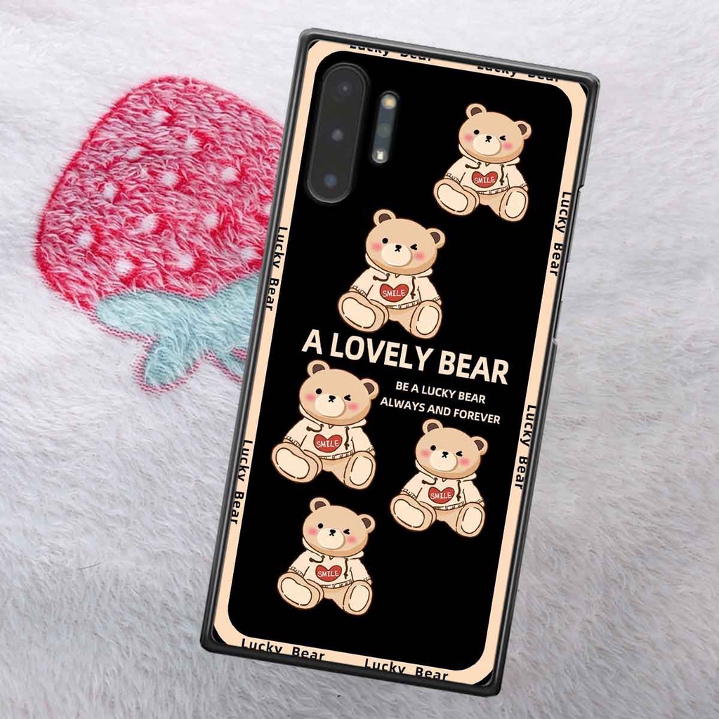 Ốp Samsung Note 10 / Note 10 Plus / Note 10+ bear brick, gấu đáng yêu, dễ thương