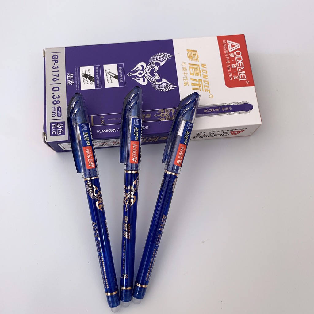 Bút Gel xóa được, luyện chữ, ngòi kim GP-3176 AODEMEI