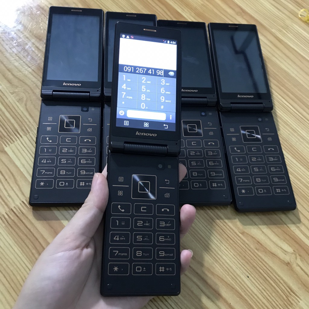 điện thoại Lenovo A588T nắp gập thông minh full phụ kiện | BigBuy360 - bigbuy360.vn