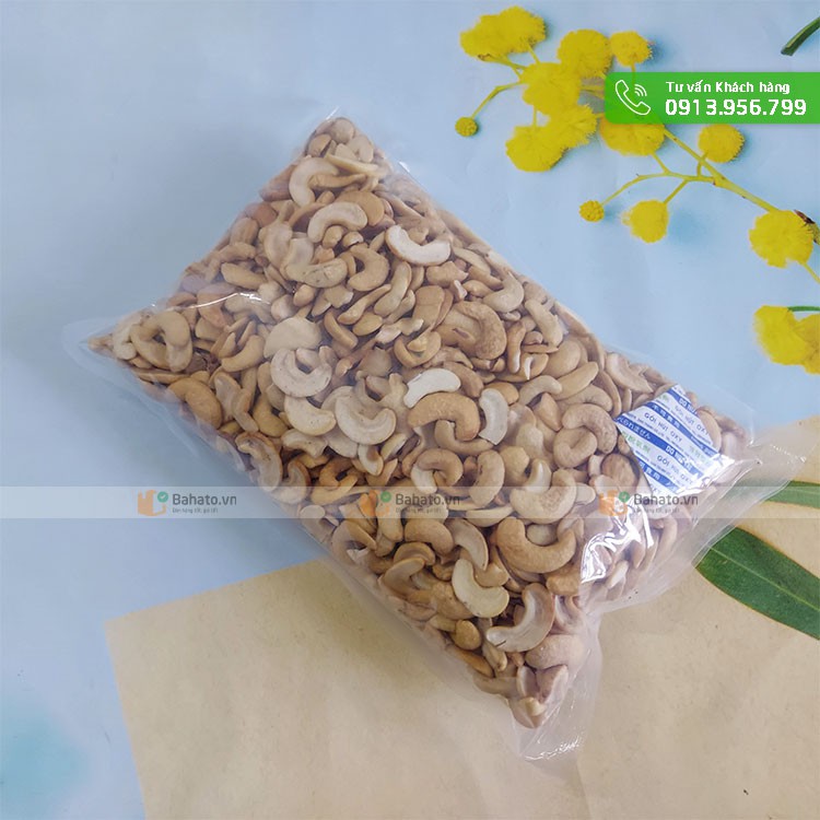 Hạt điều bể đã bóc vỏ lụa gói 1kg