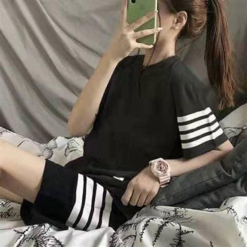 Áo thun cotton tay lỡ unisex - - BỘ 4 VẠCH ĐÙI - - mẫu hot 2022..M135-