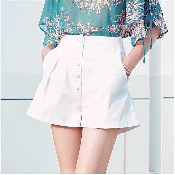 Q18069 Quần ngắn nữ hè đẹp vải cotton mát cao cấp hàng nhập