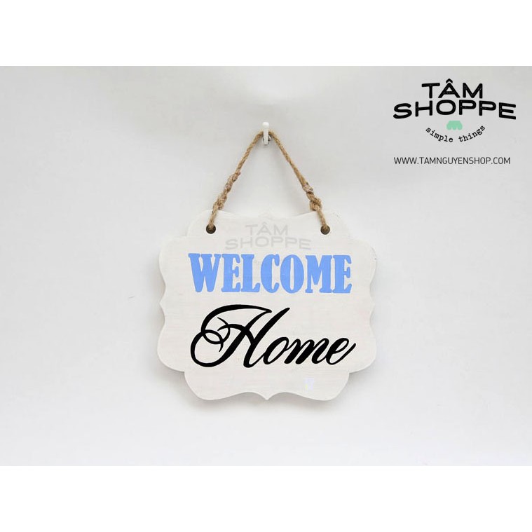 [VẼ TAY] Bảng treo Welcome Home (Số 1)