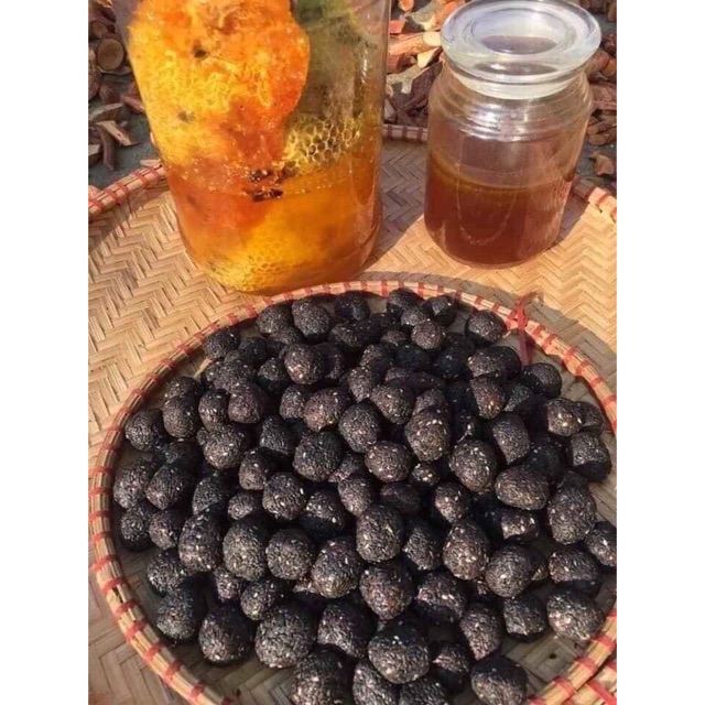 1KG VIÊN HÀ THỦ Ô Đỏ LĂN MẬT ONG Mè Đen nhà làm | Thế Giới Skin Care