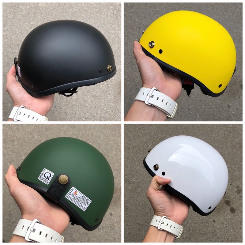Mũ bảo hiểm nửa đầu, mũ 1/2 hàng Việt Nam chất lượng cao, an toàn, thời trang - Nghiện Sticker