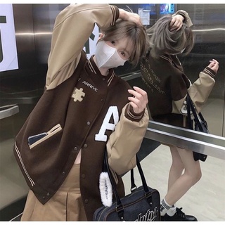 Áo khoác bomber chữ A ( kèm ẢNH THẬT - bảng size )
