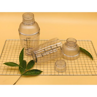 bình lắc( shaker nhựa) vạch đen 350ml.530ml.700ml.1000ml