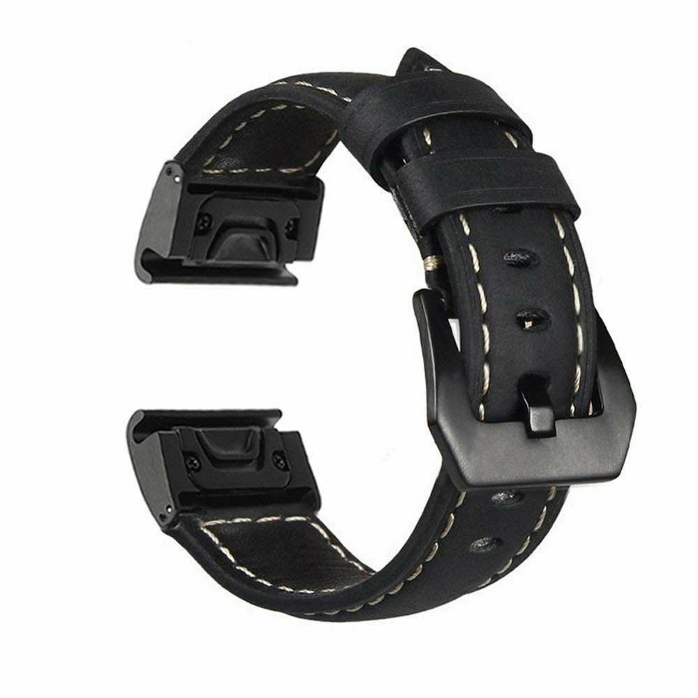 Dây Đeo Bằng Da 22 26mm Cho Đồng Hồ Thông Minh Garmin Fenix 7x 7 7s 6x 6spro 5x 5 3hr 935