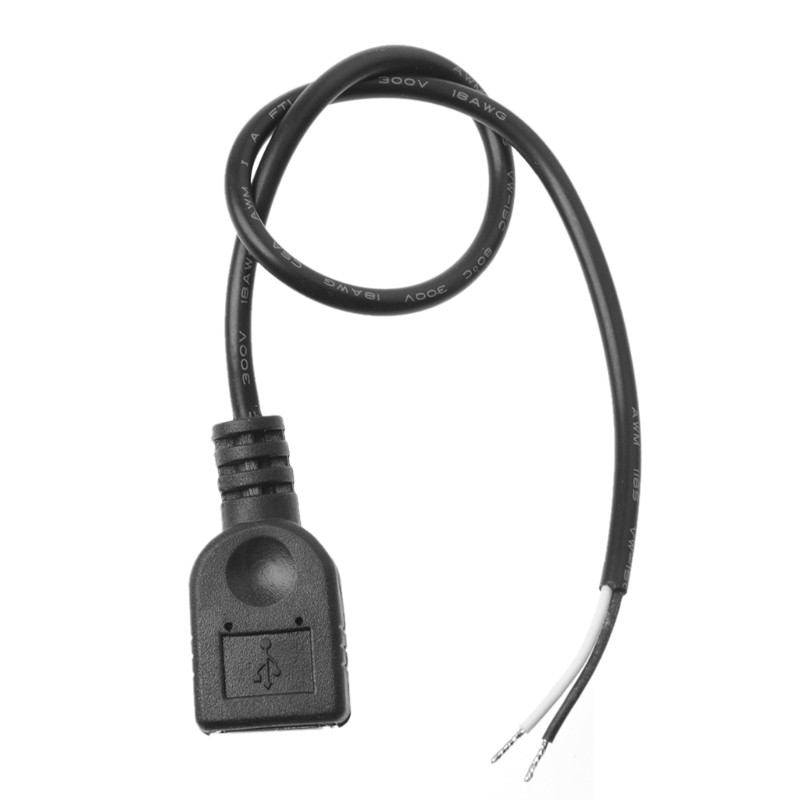 Dây cáp nối nguồn DIY cổngUSB 2.0 đầu ra 2 Pin tiện dụng
