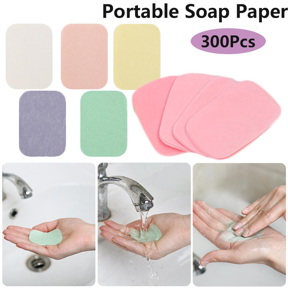 Hộp 300 Xà Phòng Rửa Tay Di Động Tiện Dụng Cho Hoạt Động Ngoài Trời