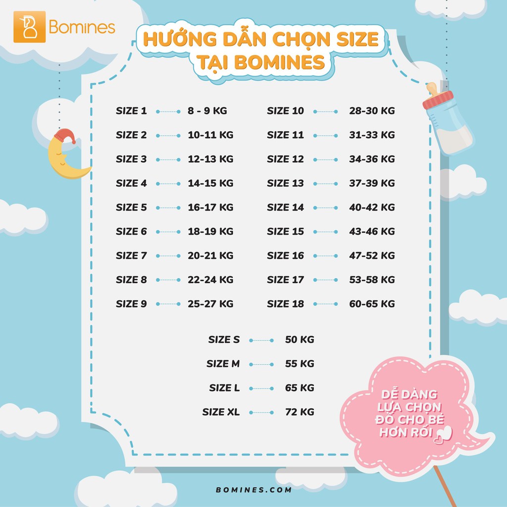 Set 3 quần chip đùi bé gái BOMINES vải cotton thoáng mát