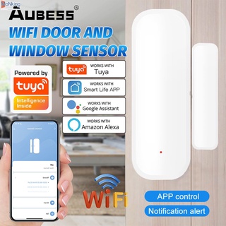 Tuya wifi cảm biến cửa cửa thông minh mở/đóng cửa báo cuộc sống thông minh ứng dụng wifi cảm biến cửa sổ làm việc với alexa google nhà ^ mk ^
