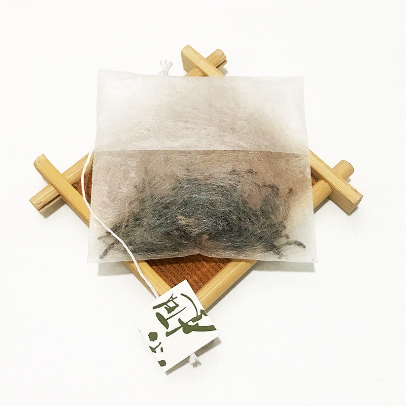 Túi lọc trà, thảo dược có dây nhúng, chất liệu tự nhiên Sợi Ngô siêu thấm, kiểu dáng Gấp Miệng, 100 túi/sp - HVL TEA