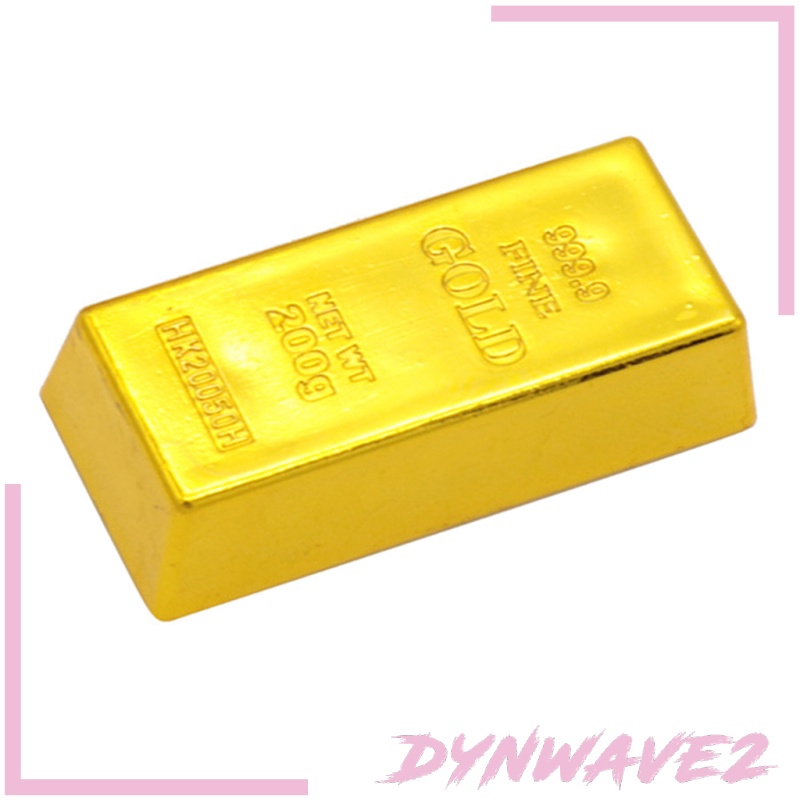 Thanh vàng giả Mô phỏng vàng Đạo cụ khăn giấy Đồ chơi trang trí bàn