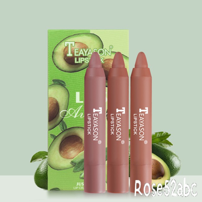 (hàng Mới Về) Set 3 Son Môi Bút Chì Màu Lì Mượt Mà Lâu Trôi Không Thấm Nước | BigBuy360 - bigbuy360.vn