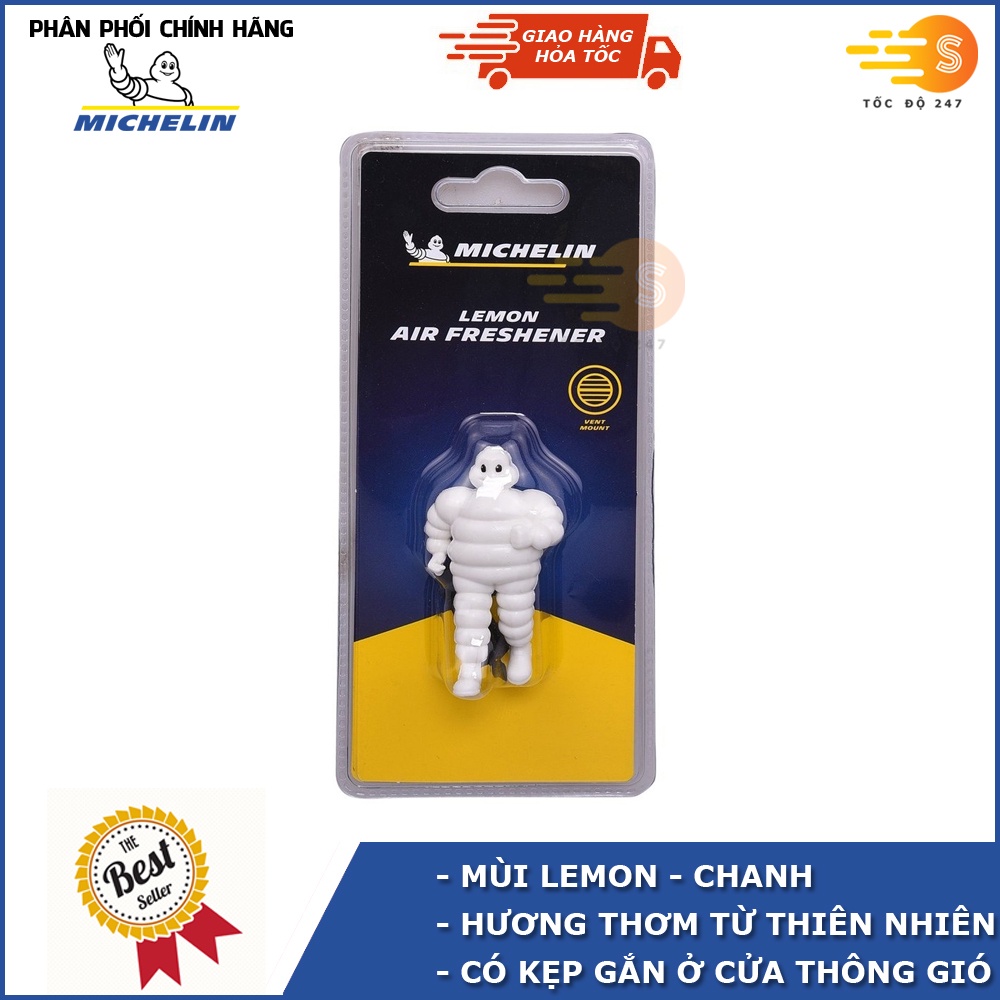 Nước hoa ô tô Michelin gắn cửa thông gió W320 - Nhiều mùi hương