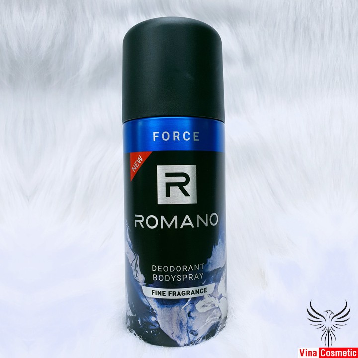 Xịt Khử Mùi Nam Romano Force 150ml