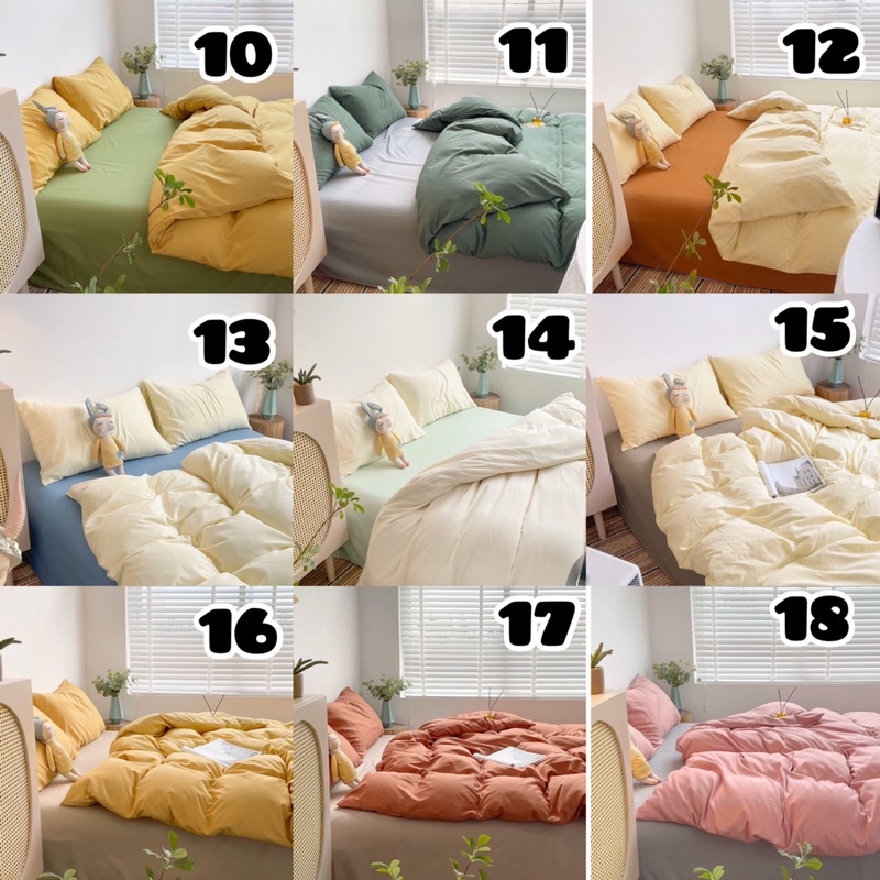 Bộ chăn ga Cotton Tici mới 2021 No Tag