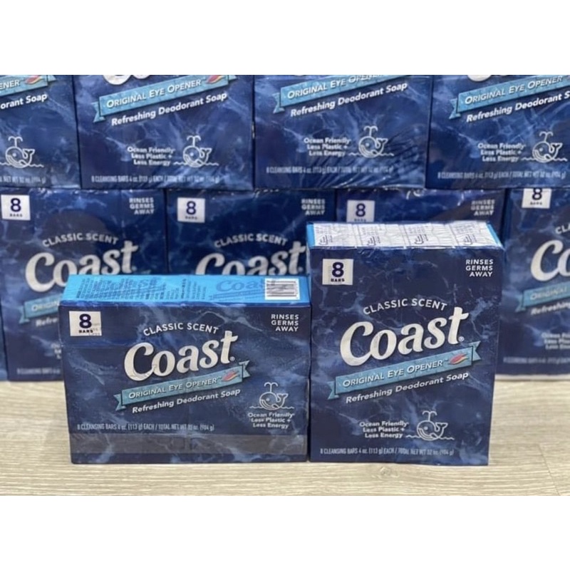 [HÀNG AUTH] XÀ PHÒNG COAST HỘP XANH MỸ 113GR - New