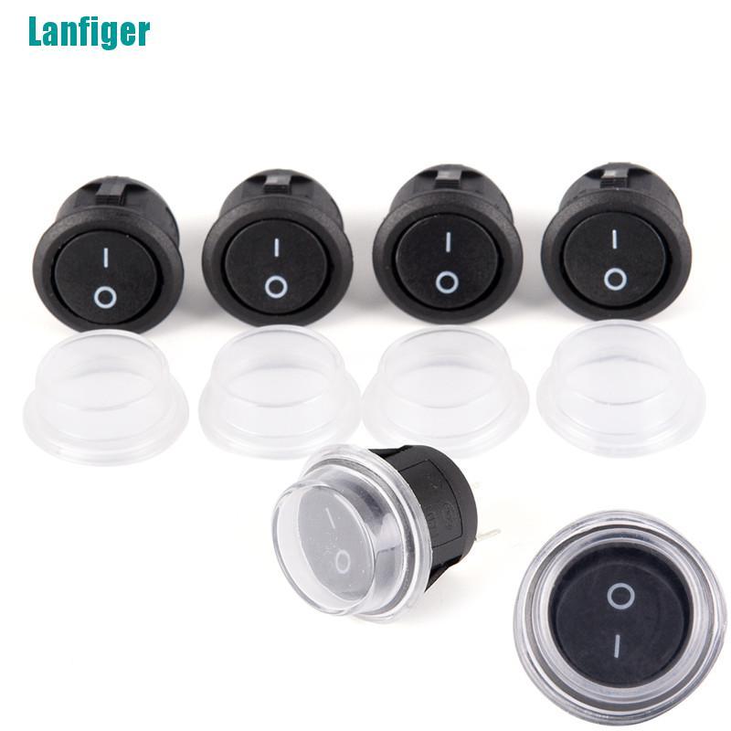 1 Công Tắc ON-OFF Tròn SPST 2 Chấu + Chống Thấm Nước Cho Xe Hơi