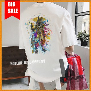 Áo Thun Nam Nữ Tay Lỡ Unisex Thần Nasus 69k