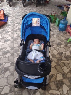Xe đẩy hai chiều cho bé có bập bênh (Loại 1)