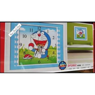 Tranh đính đá Đồng hồ Đoremon DF2852 38*38cm