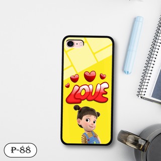 Ốp lưng kính 3D iPhone 7/ 8- hình cute