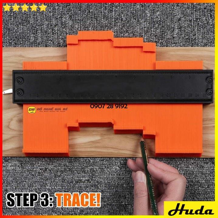 THƯỚC SAO CHÉP HÌNH DẠNG ĐA NĂNG ❤️CÓ KHÓA❤️ THƯỚC ĐO CẮT GẠCH LÁT NỀN DỤNG CỤ THI CÔNG GIẤY DÁN TƯỜNG THẢM LÓT SÀN