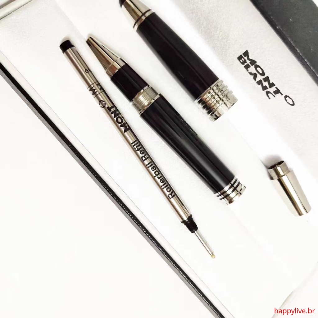 Bút Bi Mực Đen Bạc Montblanc Kennedy Jff Phong Cách Mới 2022