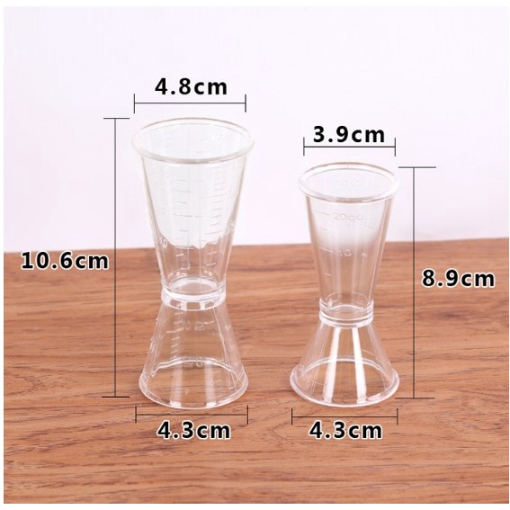 Ly đong Jigger nhựa 20-40ml