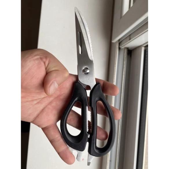 Kéo Răng Cưa Đa Năng Cắt Xương Gà, Cá, Thịt - Dụng Cụ Làm Bếp Thực Phẩm Trái Cây- Màu Đen Tupperware