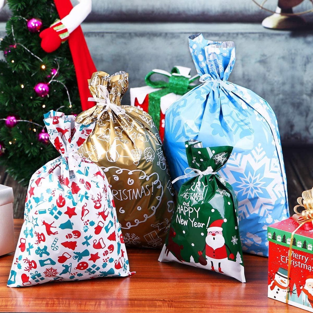 Túi Đựng Kẹo / Bánh Quy / Socola Kèm Dây Ruy Băng Trang Trí Tiệc Tùng