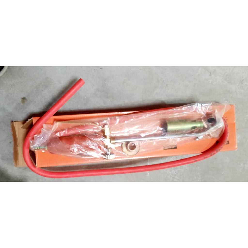 Khò gas công nghiệp 2 ống phun có tay bóp và chiết áp, đèn khò gas loa thép 30, 50