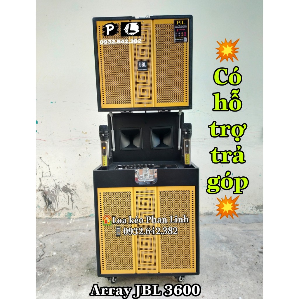 Loa kéo tủ gập array JBL 3600 bass 4 tất đôi