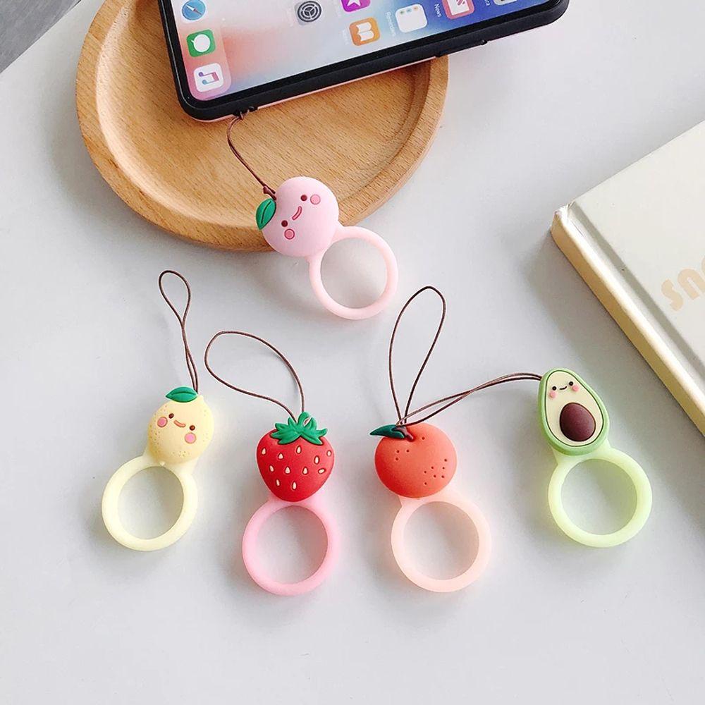 Ốp Điện Thoại Họa Tiết Trái Cây Kèm Móc Xỏ Ngón Cho TAYLOR1