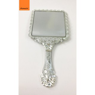 GƯƠNG TRANG ĐIỂM CẦM TAY VINTAGE VUÔNG 142