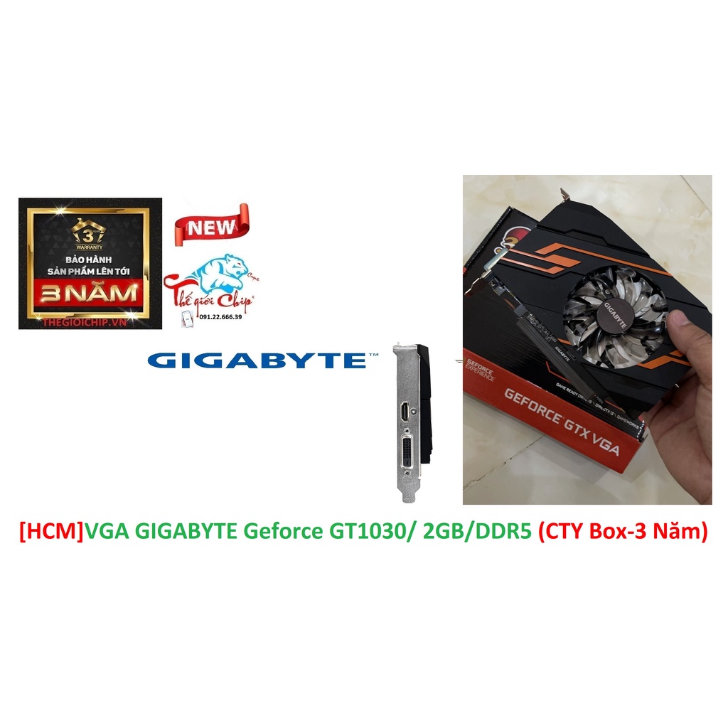 [HCM]VGA (Cạc màn hình) GIGABYTE Geforce GT1030/ 2GB/DDR5 (CTY Box-3 Năm) | BigBuy360 - bigbuy360.vn